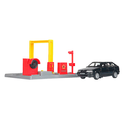 Игровой набор Автосервис 21 см свет-звук Технопарк SERVICE-17PL-2114-NW 1